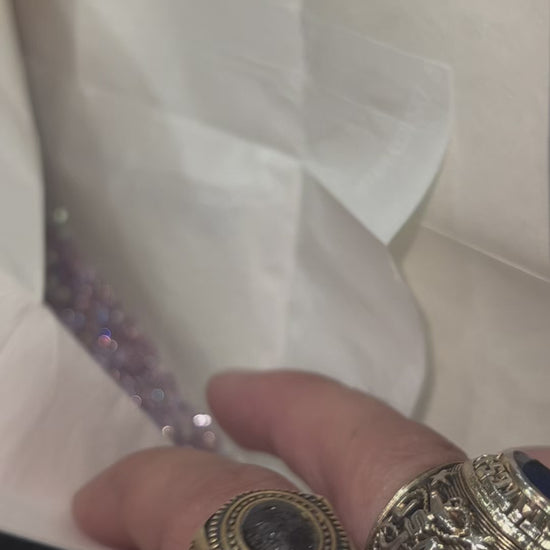 Video showing genuine Swarovski crystals used to handcraft our Sicilian earrings
